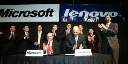 Lenovo+microsoft