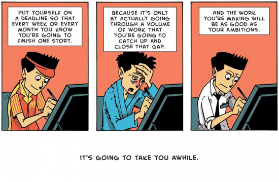 Advice for Beginners by Zen Pencils