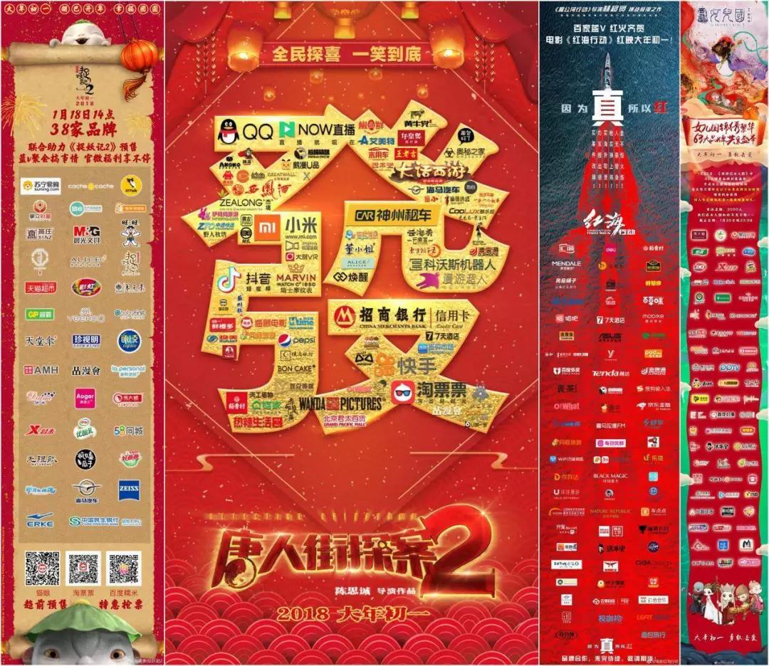 100+出品方，200+品牌入局春節檔團戰：70億票房有望達成？