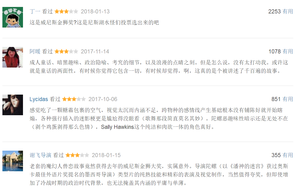 奧斯卡大贏家時隔6年重回中國,福斯要用《水形物語》再探文藝片市場水溫