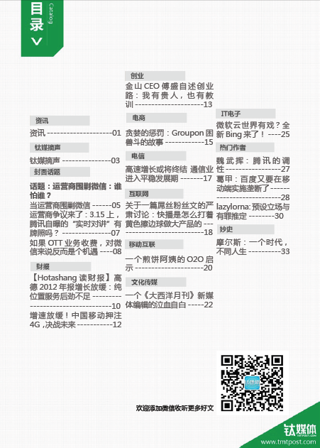 《钛度周刊》第6期精彩发布啦！