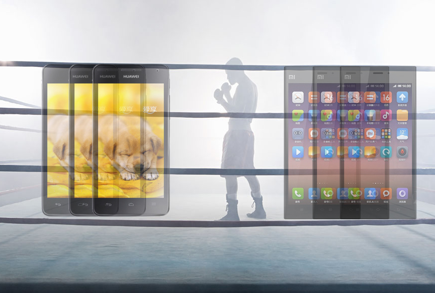 手机王者之战：小米向左，荣耀向右