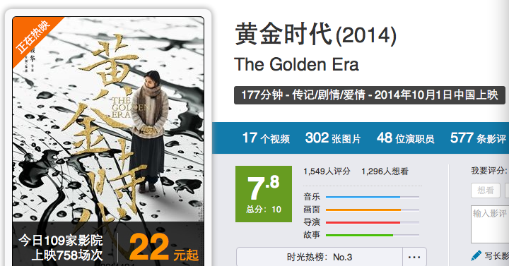 《黄金时代》来了，导演许鞍华眼里也来了电影“黄金时代”