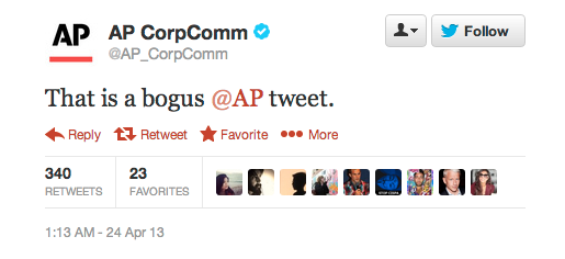 Twitter 的影响力：道琼狂泄 127 点，只因为一则推文