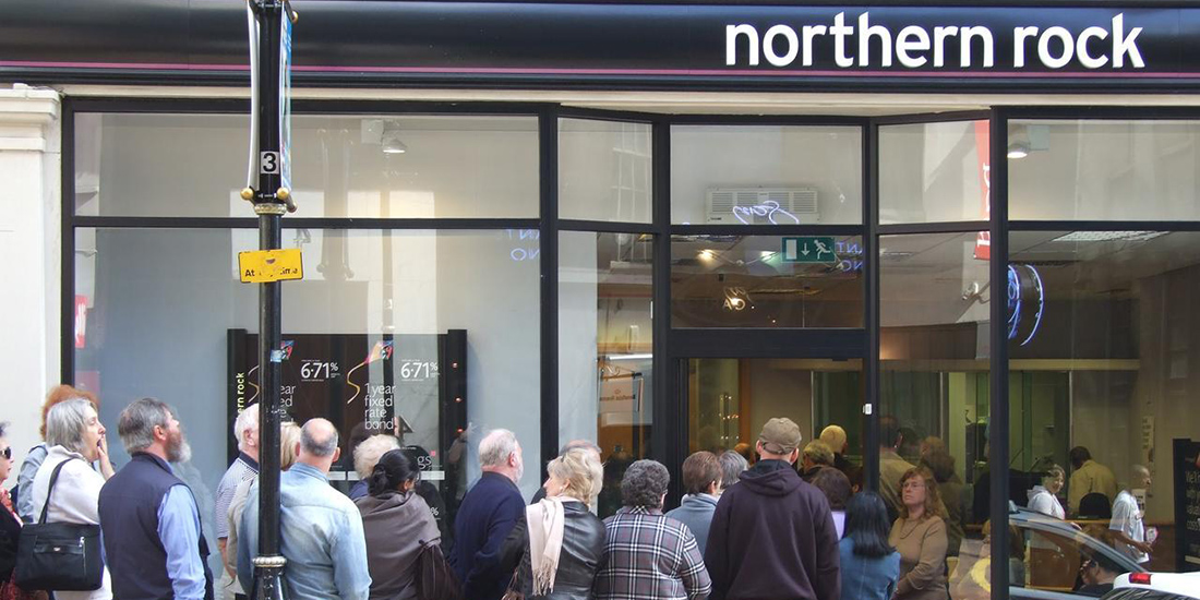 诺森罗克：挤兑风波