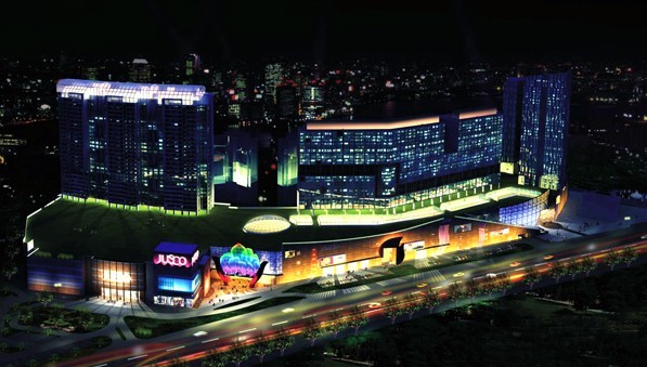 亦庄黄金位置的溢彩城，一家科技公司关于多媒体购物中心的想象