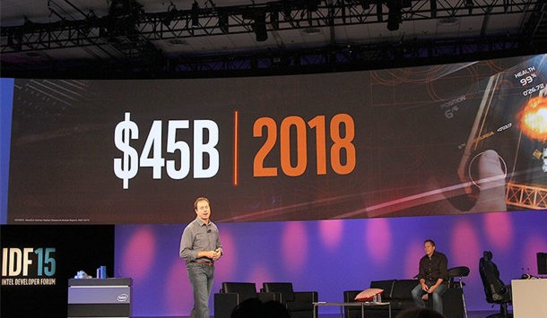 英特尔IDF首日拿出两个杀手锏，瞄准虚拟现实和可穿戴设备