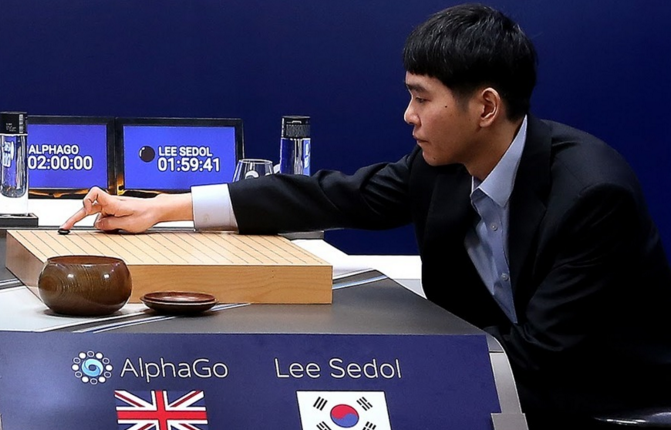 【围棋人机大战】神逆转，谷歌AlphaGo抓住机会1-0击败“人类”李世石！