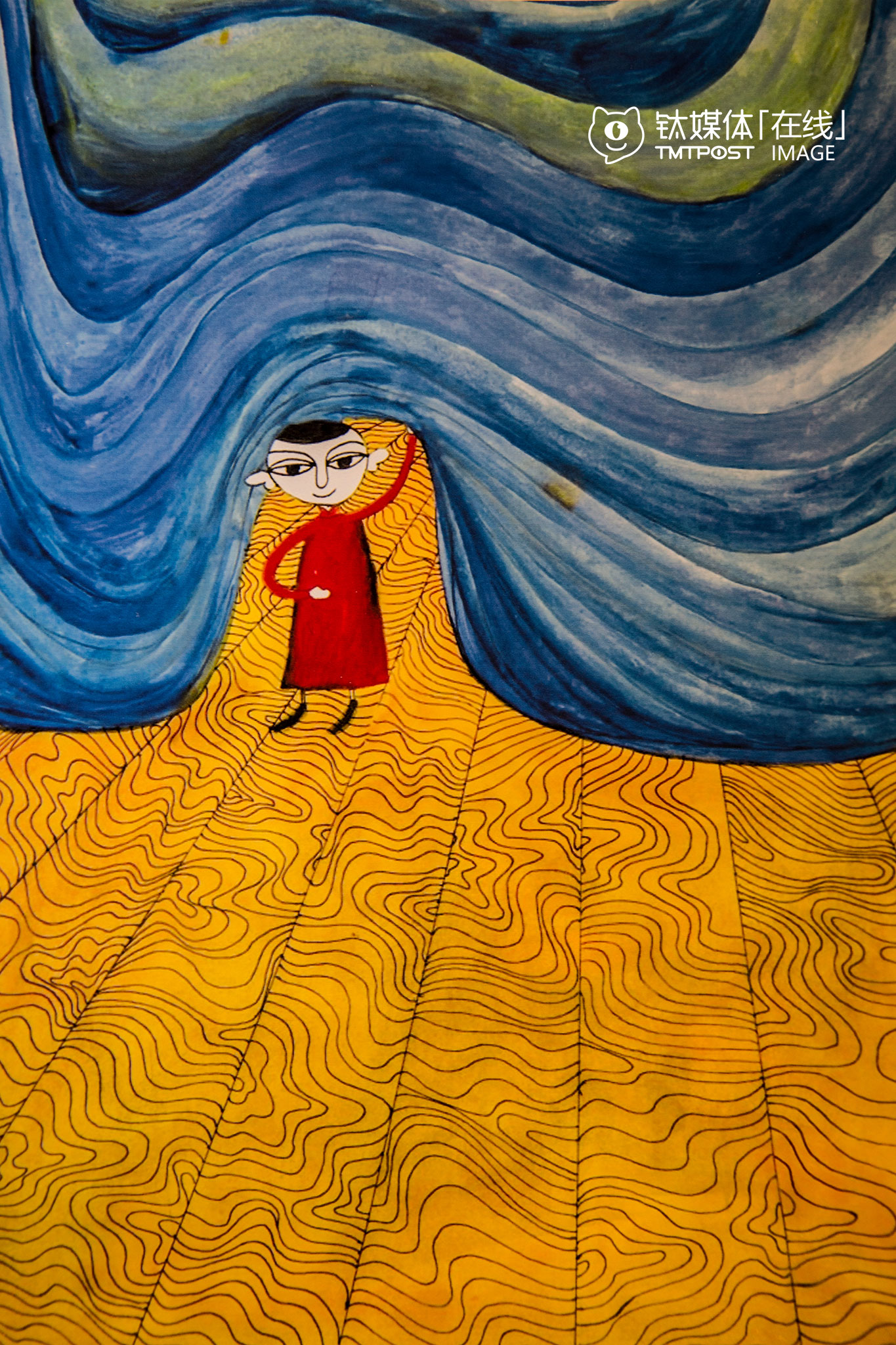 漫画师吴建辉的“小红人”作品。