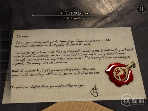 App Store 2012 年度最佳游戏《The Room》