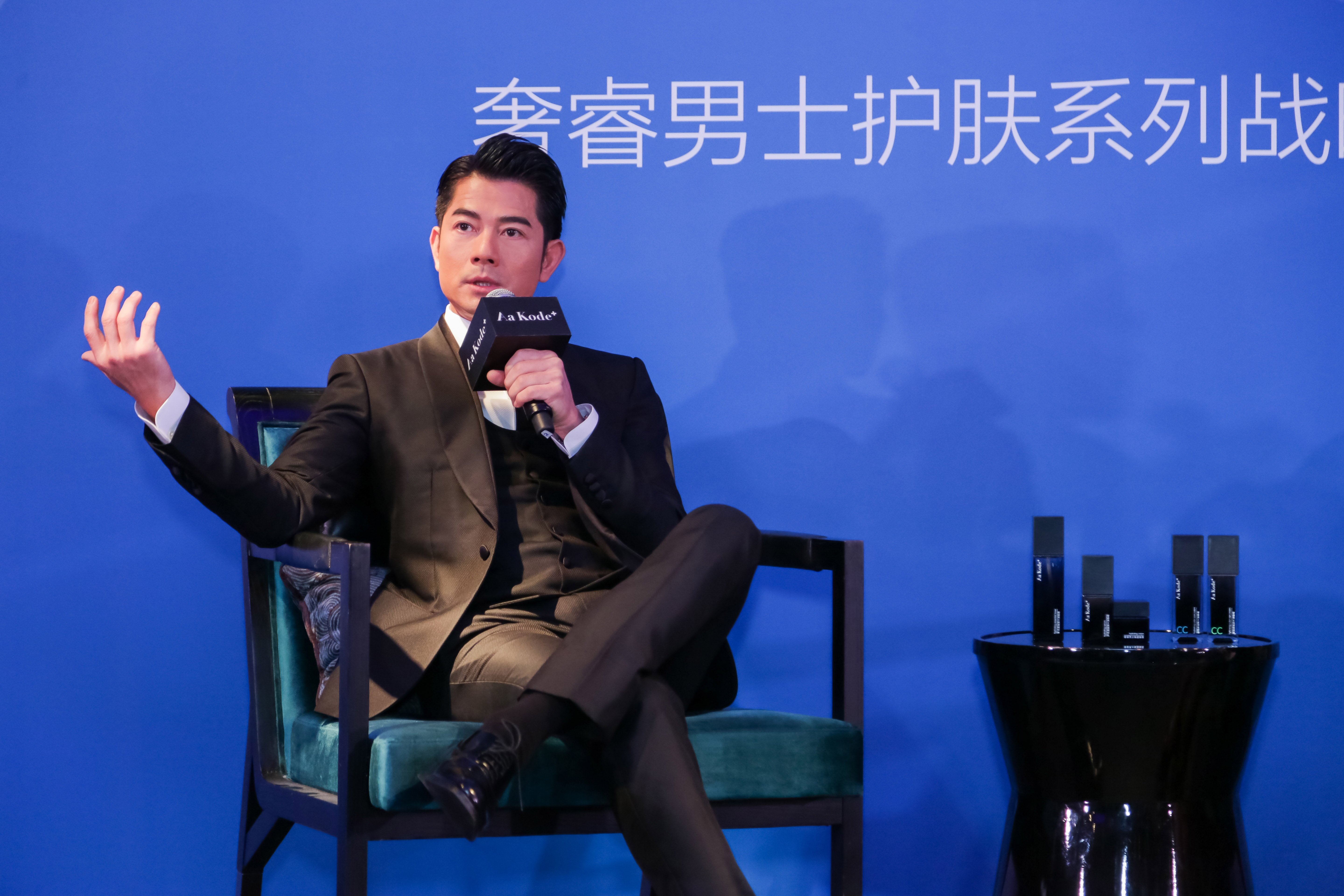 郭富城谈到创业自信满满