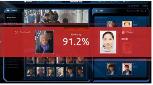 "天眼&rdquo;人脸识别系统