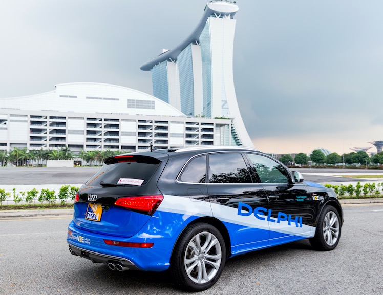 德尔福与奥迪的合作车辆