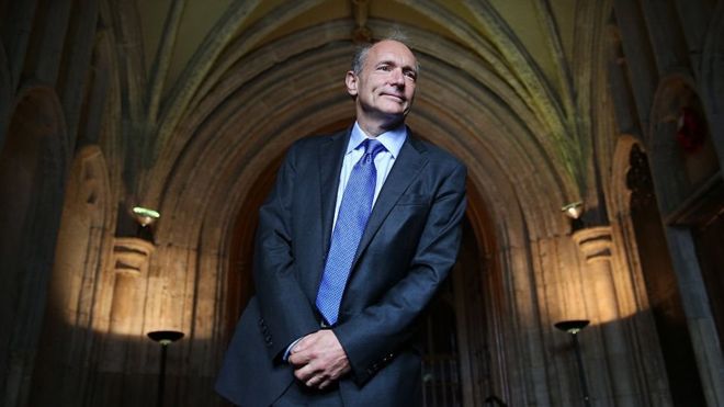 Tim Berners-Lee爵士。图片来源/bbc.com