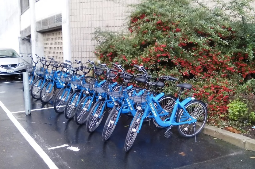 Bluegogo在旧金山买下的私人停车位