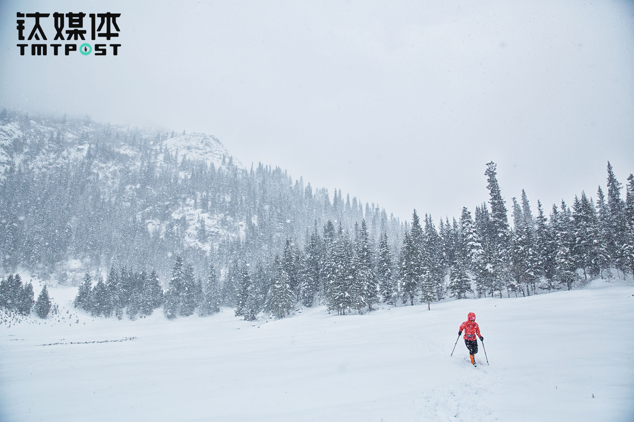 队伍刚刚到达夏塔冰川不到半个小时，留守营地的协作通过手台告知江湖，天气突变，让大家下撤。原路返回，路上又起了大风大雪，徒步2小时，所有人安全返回营地。