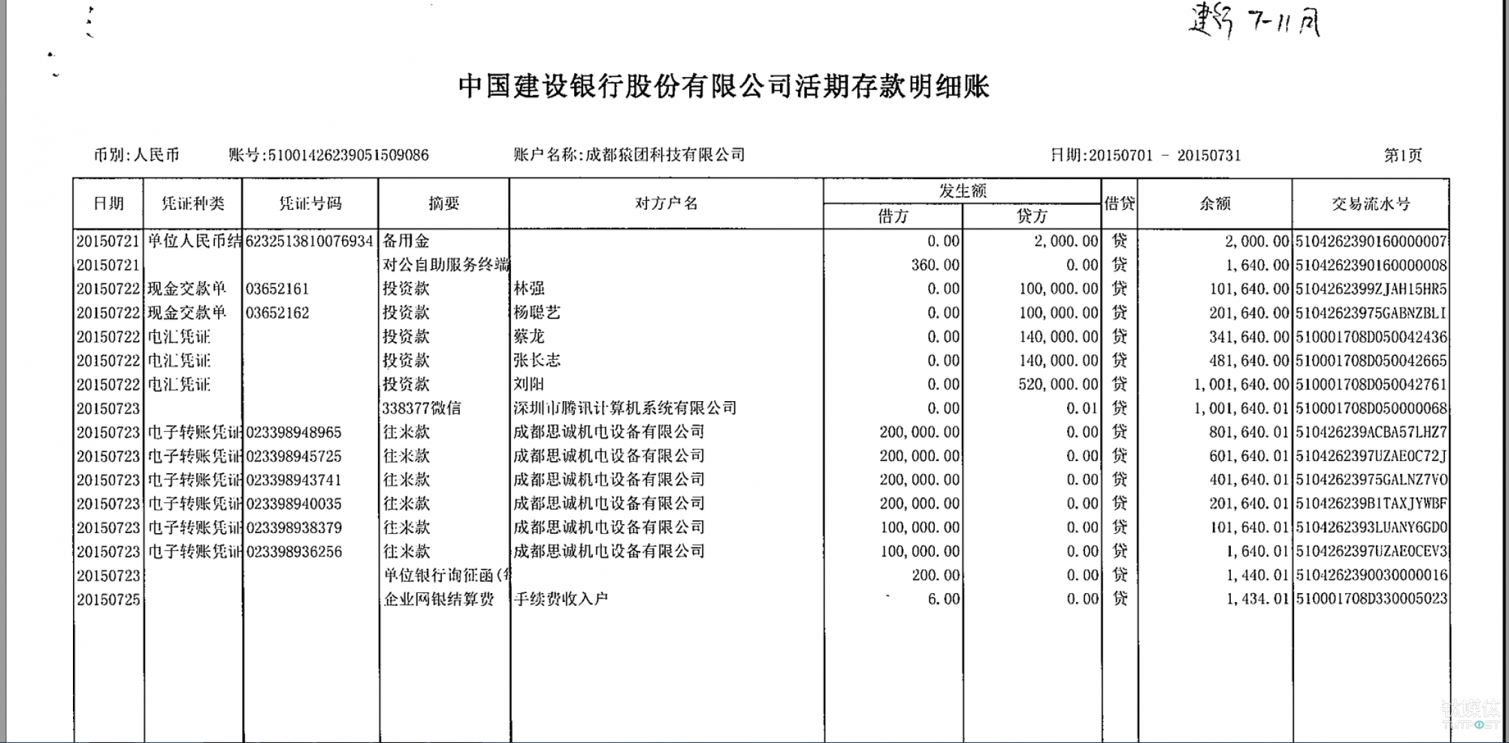 抽逃资金