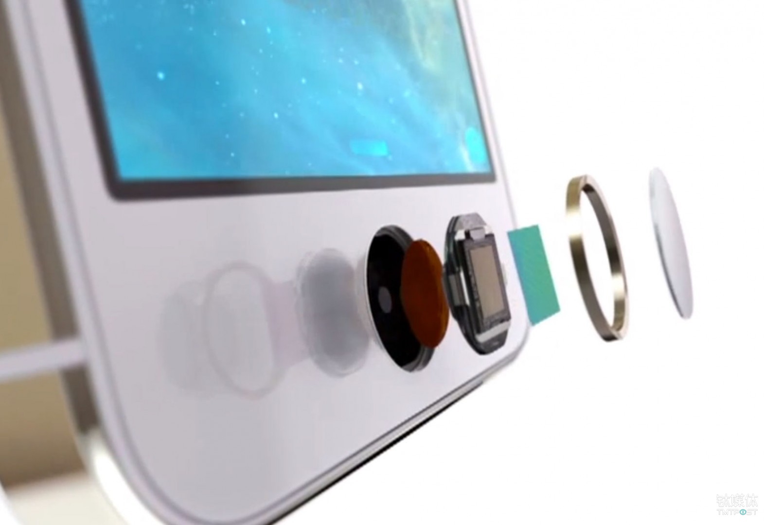 首次引入生物识别的 iPhone 5s