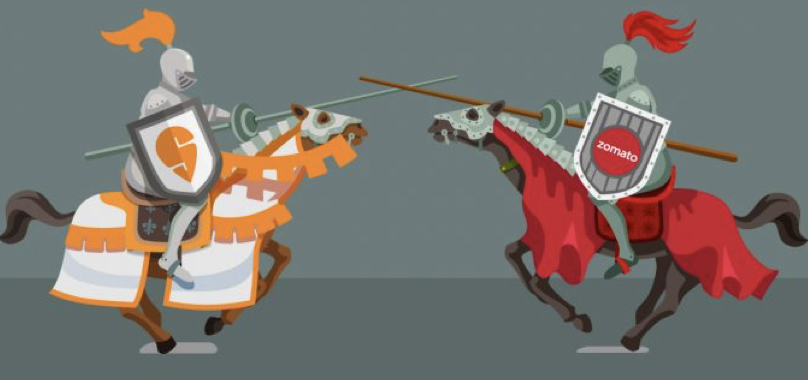Zomato对Swiggy，印度餐饮O2O进入两强相争格局
