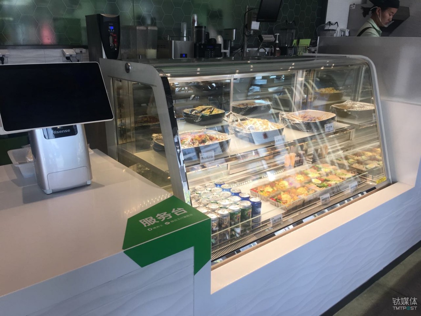 服务台和轻食区