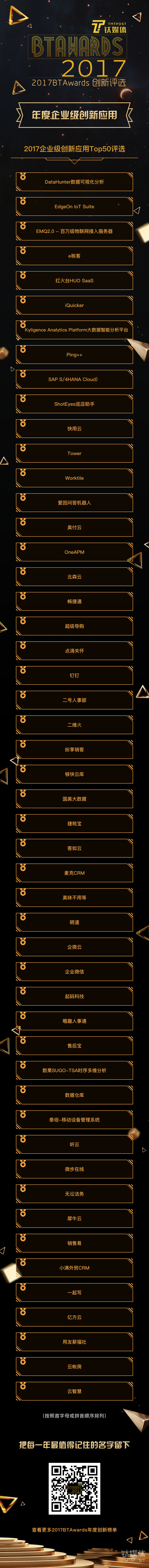 2017 年度企业级应用