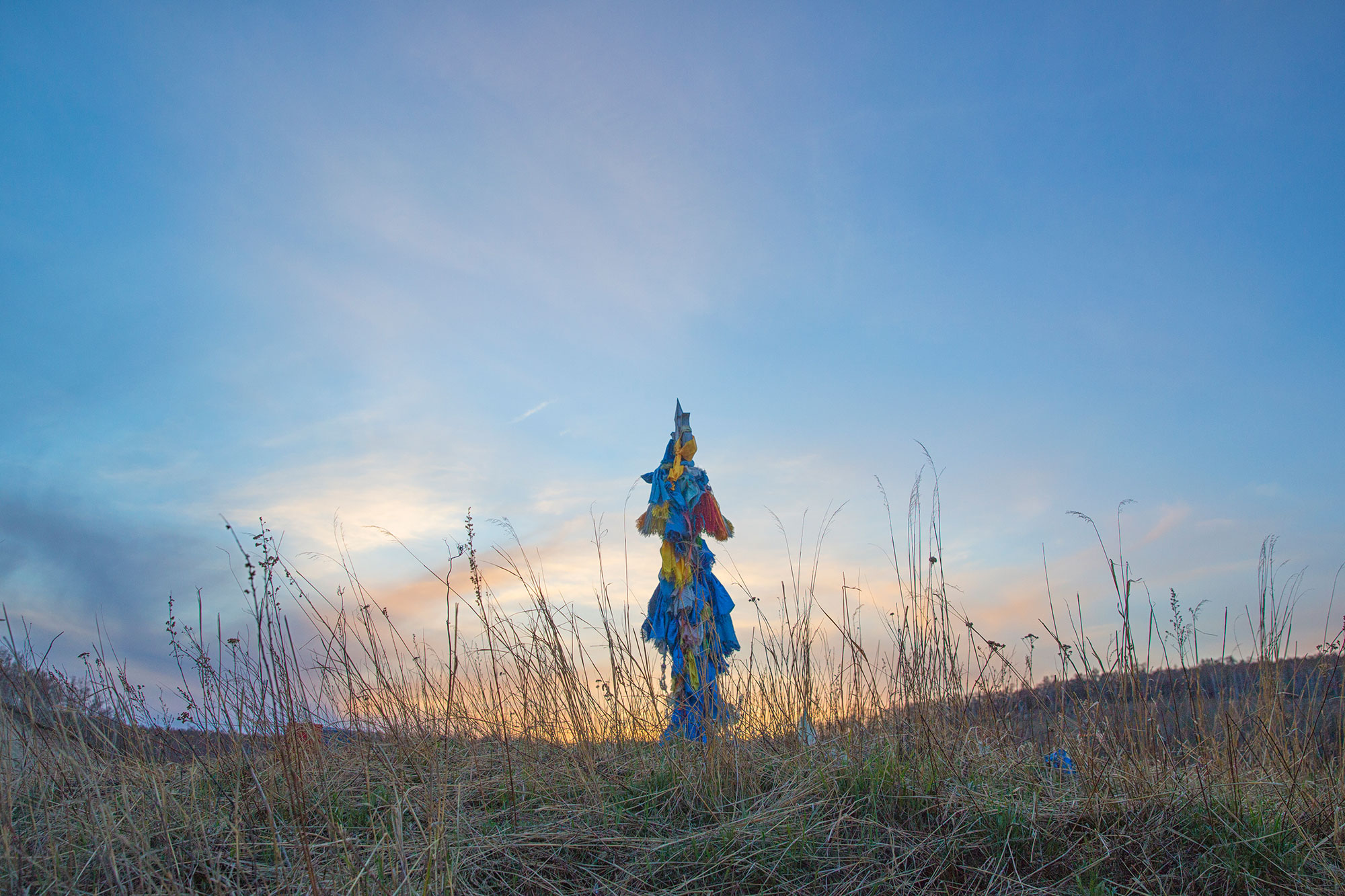 荒原问道。内蒙阿尔山，萨满教祭祀场所。