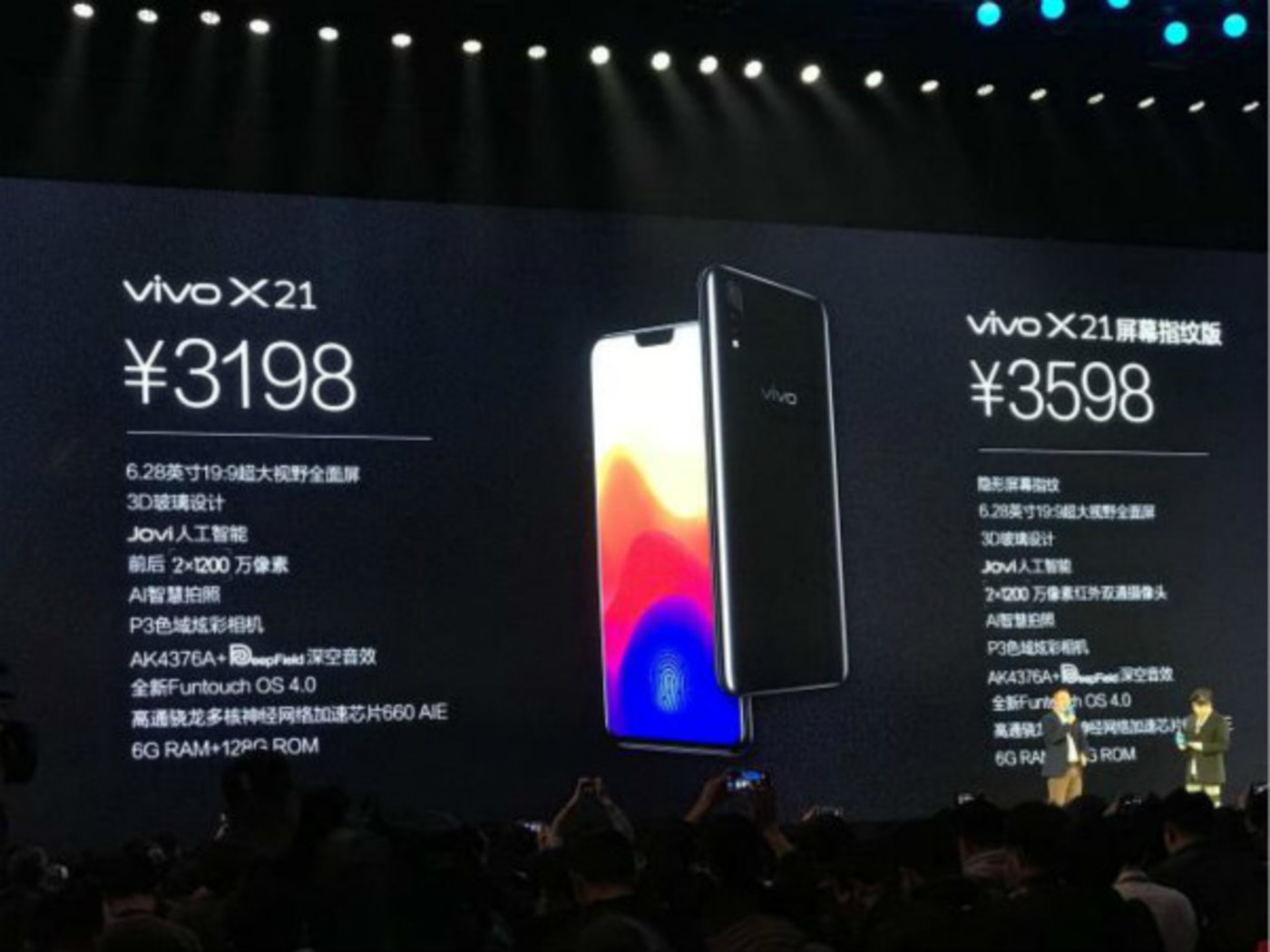 vivo x21屏幕指纹