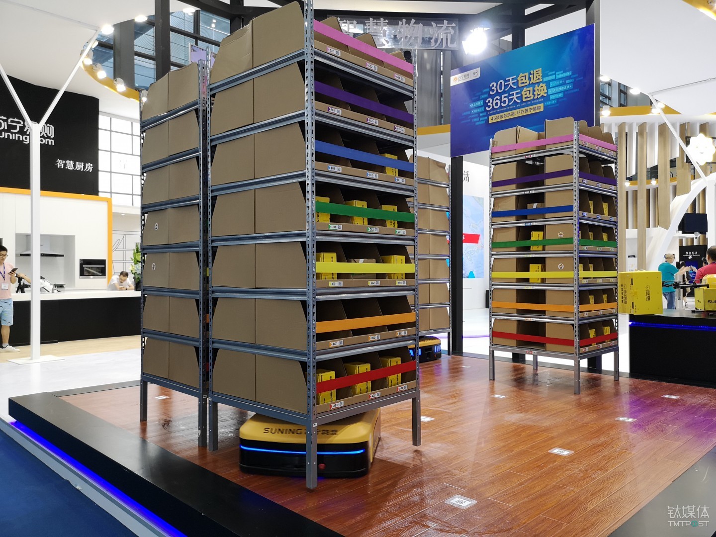 一个打十个，苏宁物流AGV机器人解析