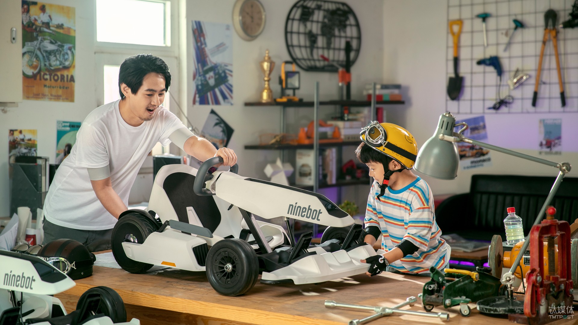 老顽童的漂移梦，九号平衡车推出卡丁车改装套件