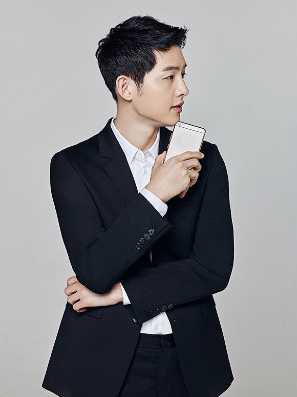 宋仲基为vivo手机代言 图片来源:vivo