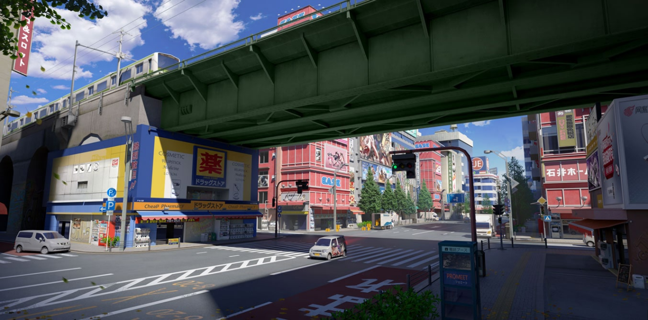 &ldquo;东京决战&rdquo;地图的街景