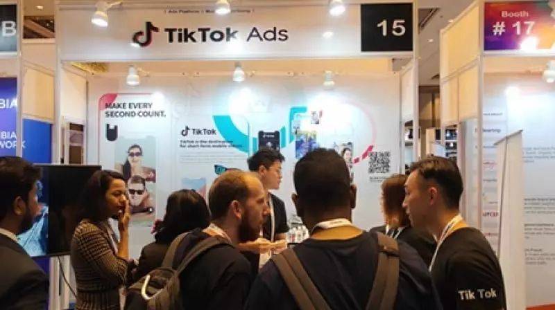 Tik Tok在孟买的ad:tech数字广告会议展台