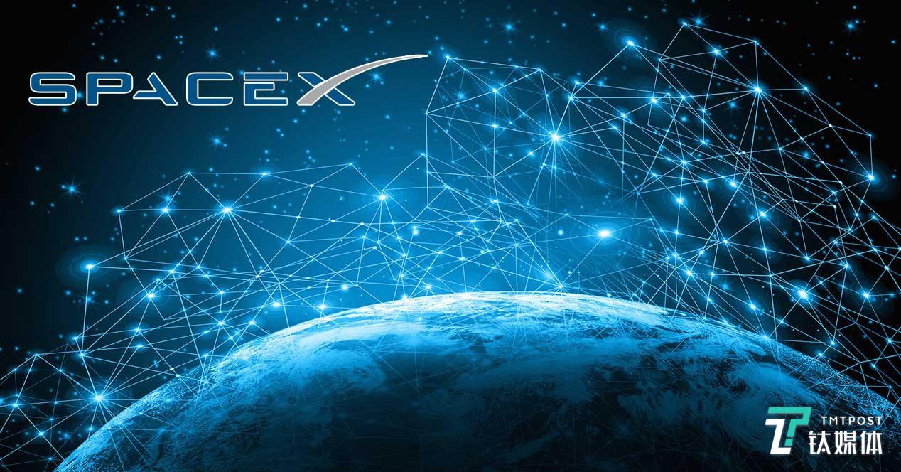 SpaceX 的星座网络图