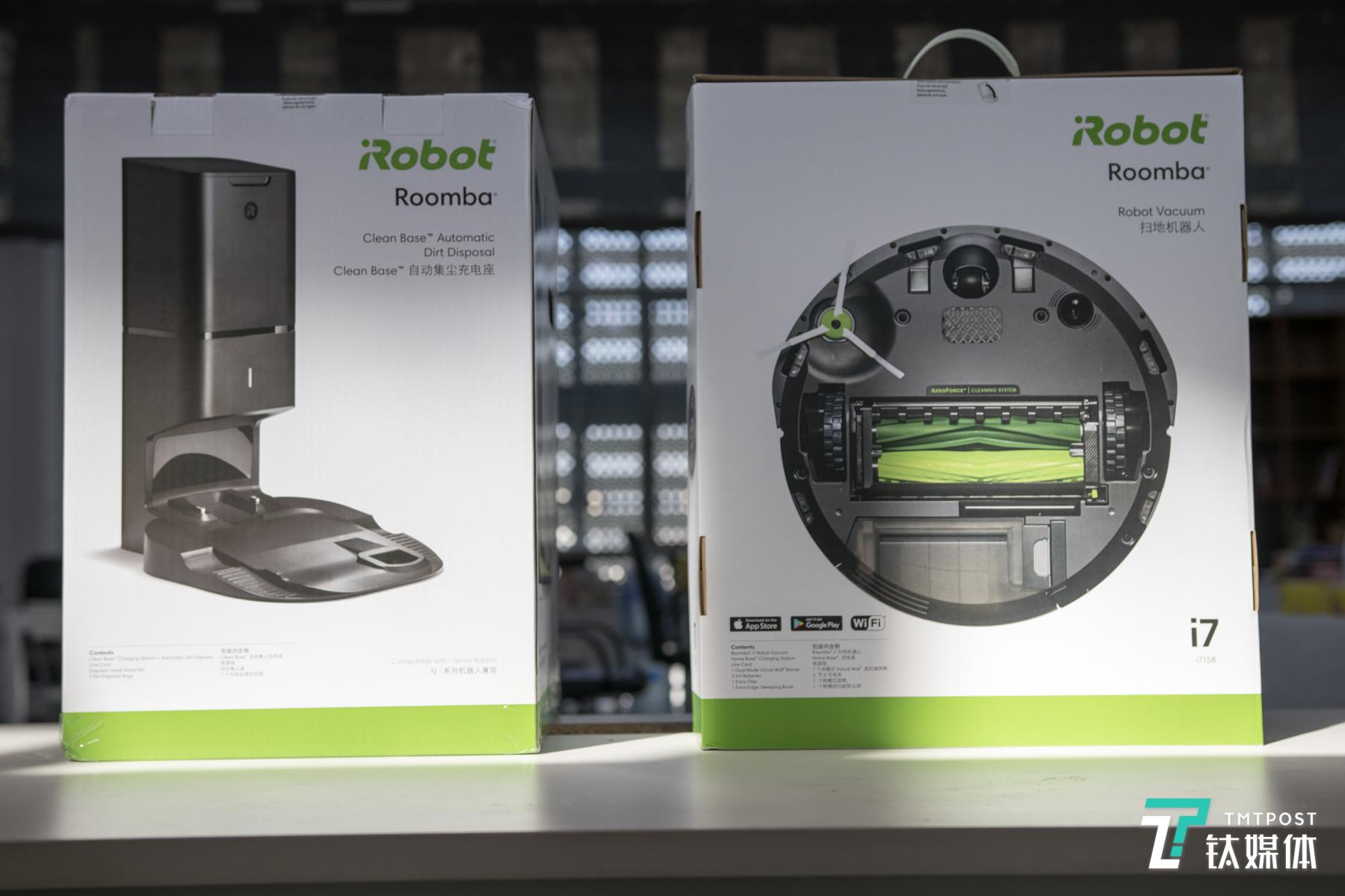 iRobot i7+扫地机器人及自动集尘系统