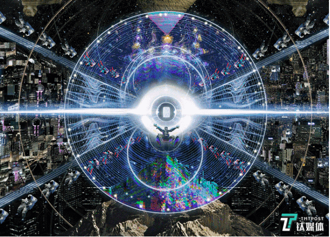 机械卷轴为《三体艺术插画集》创作的作品《降纬打击》