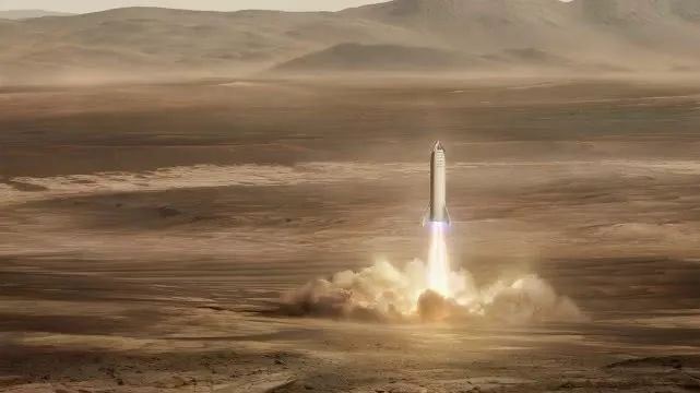 SpaceX的星际飞船概念图