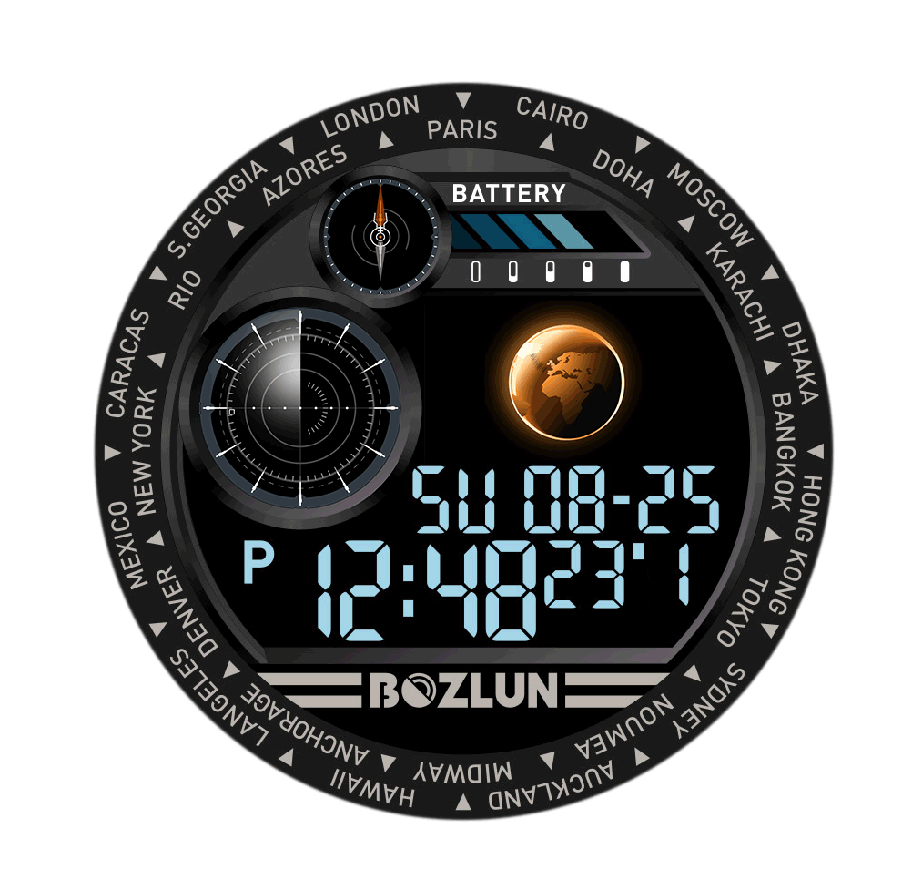 ▼w31表盘动态▼bozlun w31 智能运动手表限量版无论是从深海之渊到