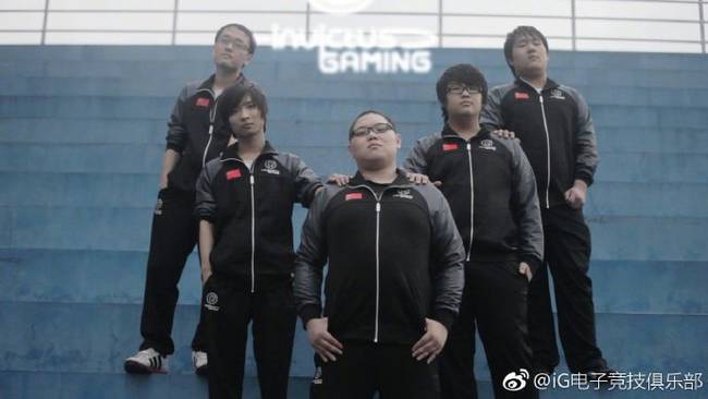 当时的iG战队都是一群壮汉