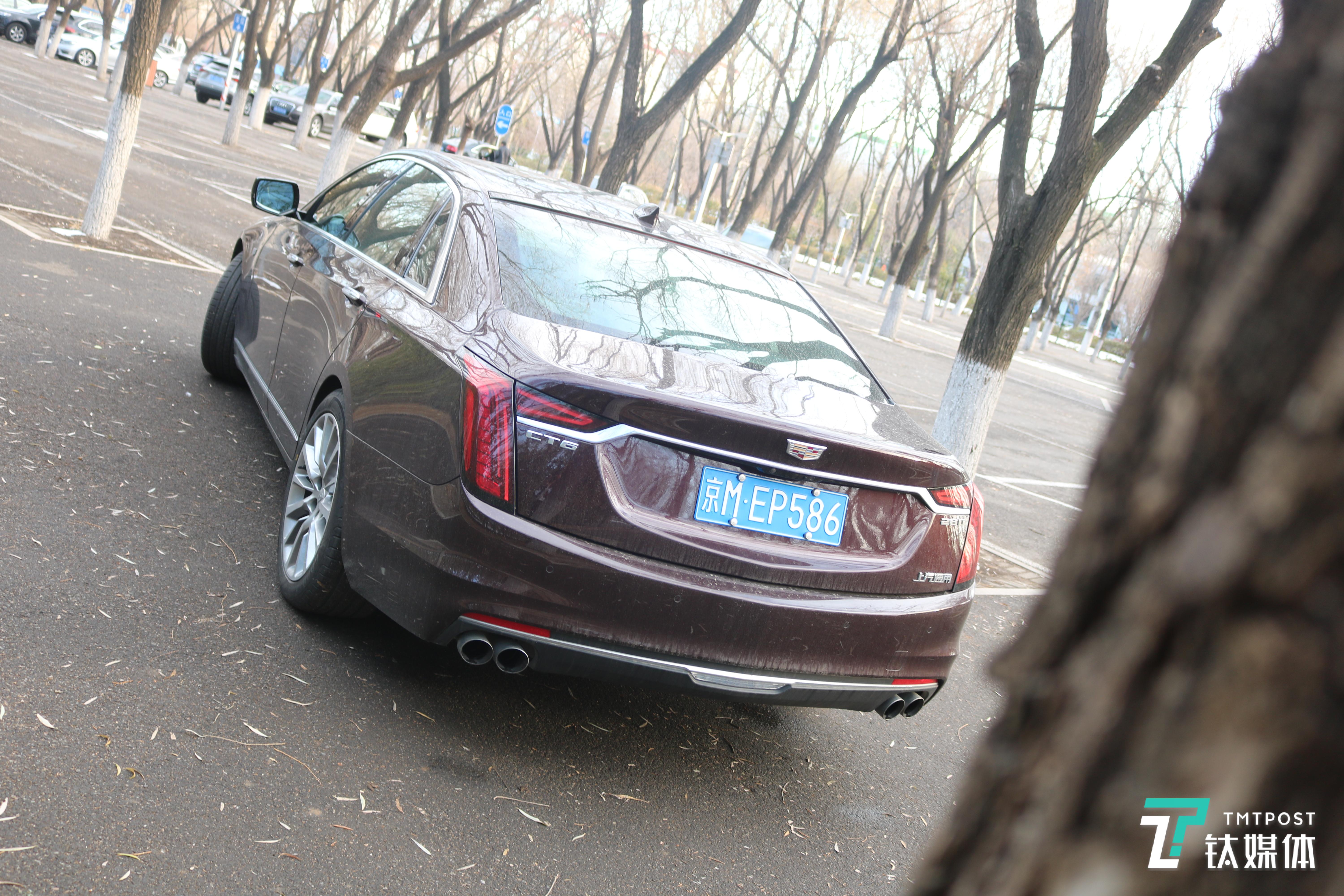 凯迪拉克CT6尾部造型