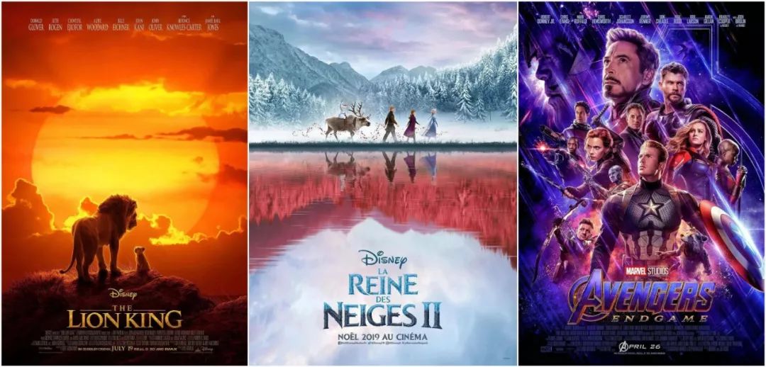 2019，迪士尼一年票房比中国电影市场总票房还高