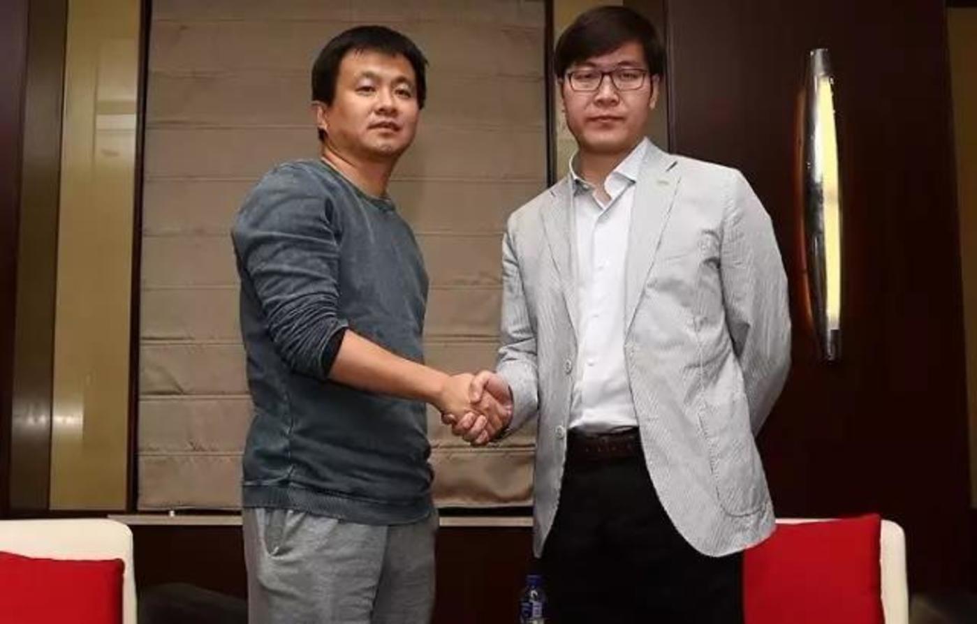 原赶集网CEO杨浩涌(左)和姚劲波(右)