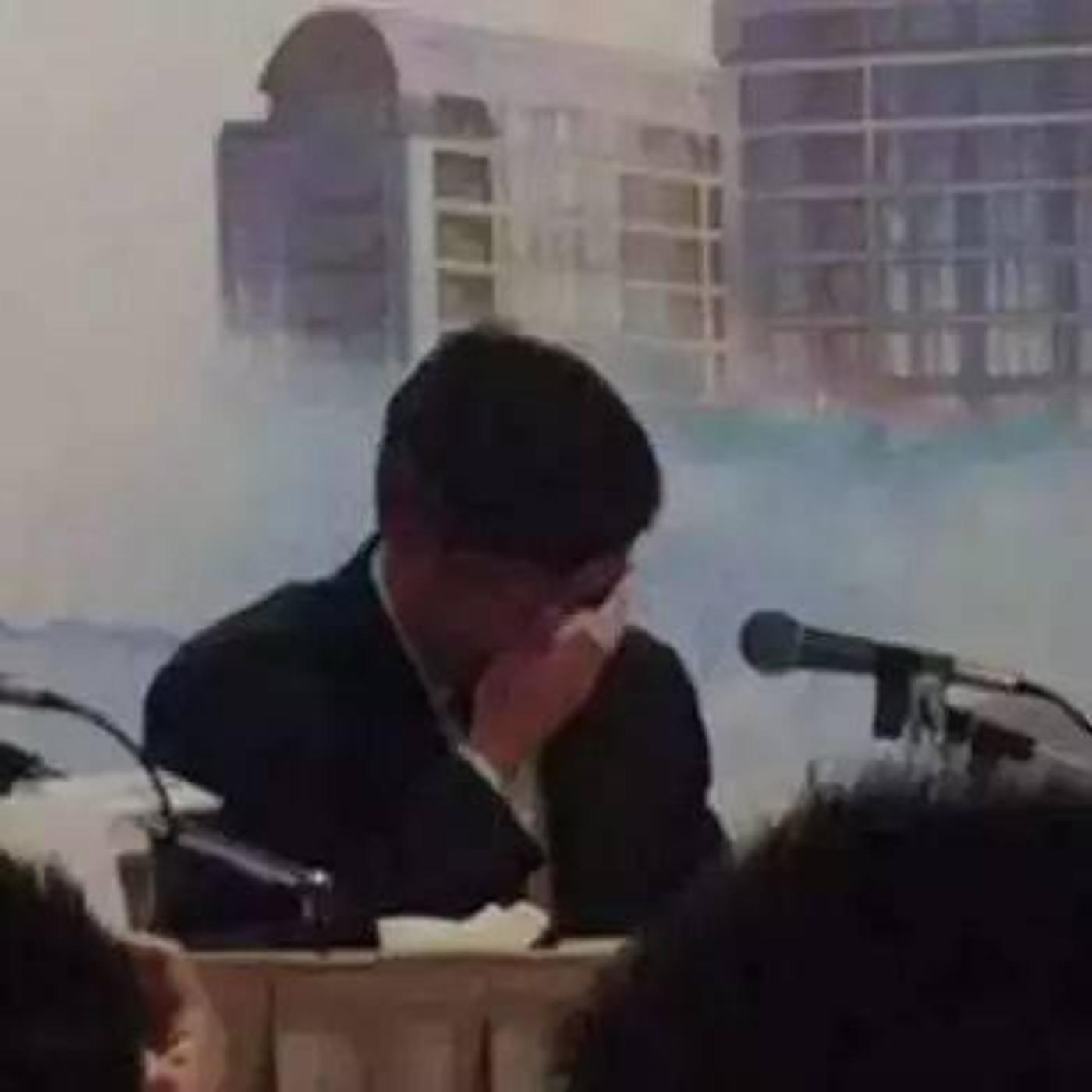孙宏斌谈到笑视时落泪(图片来自网络)