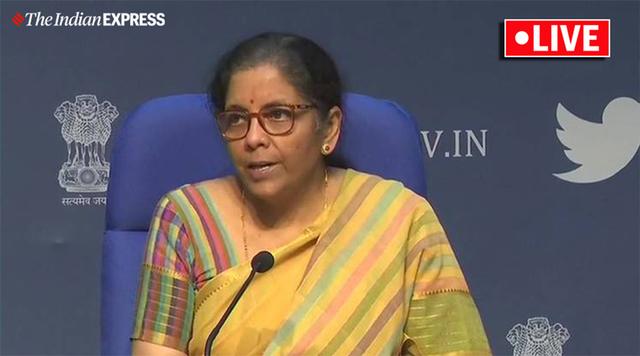 印度财政部长Nirmala Sitharaman