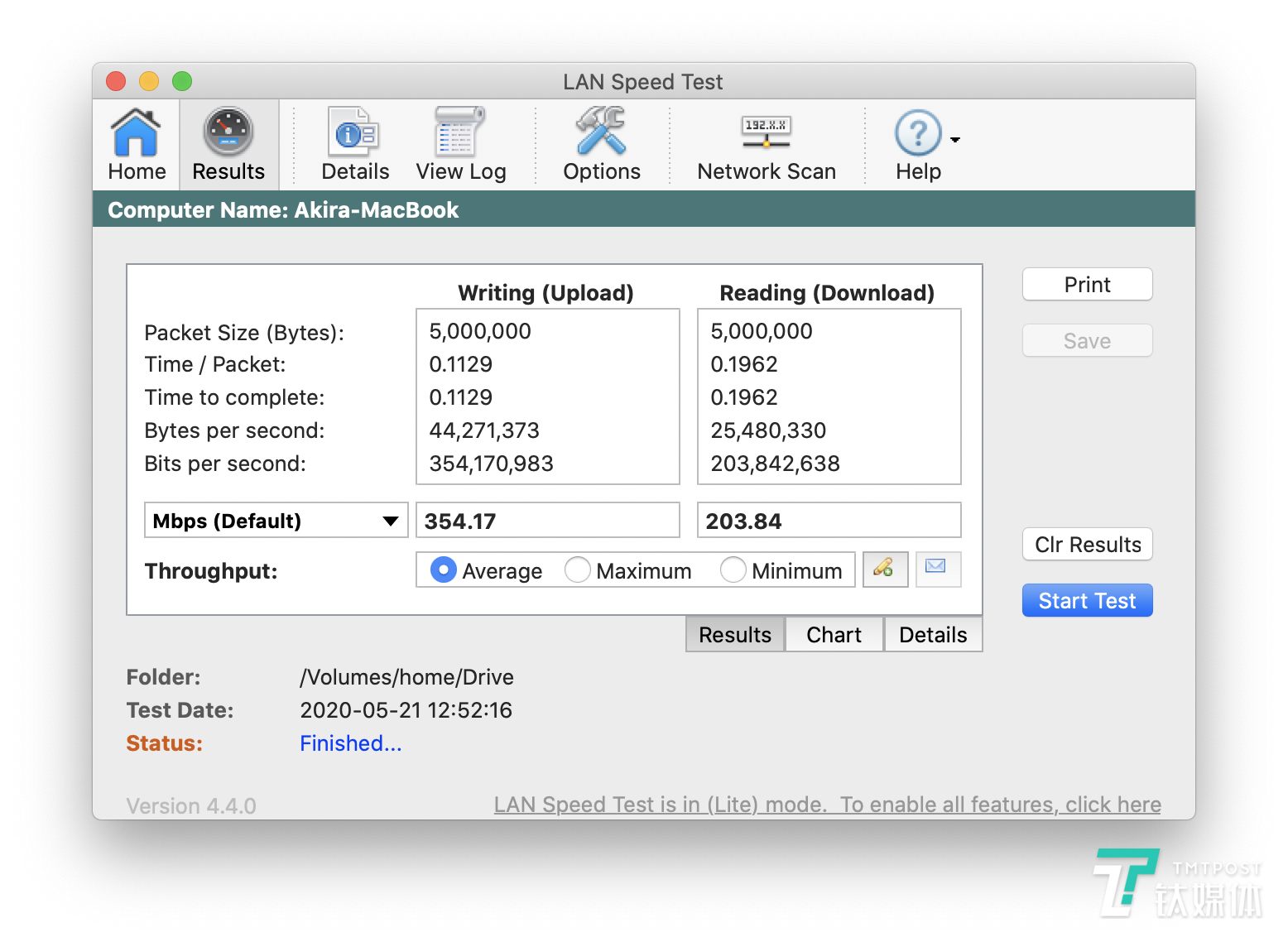 NAS网络传输速度