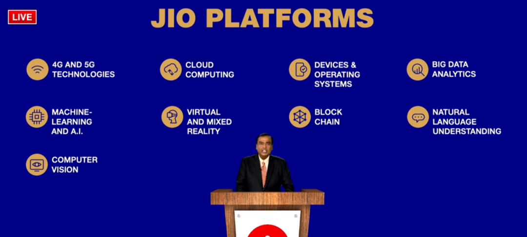 Jio Platforms旗下的数字业务/视频直播