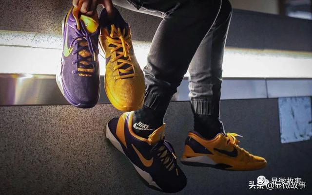 （图 | 小七拍摄的科比系列紫金鸳鸯）