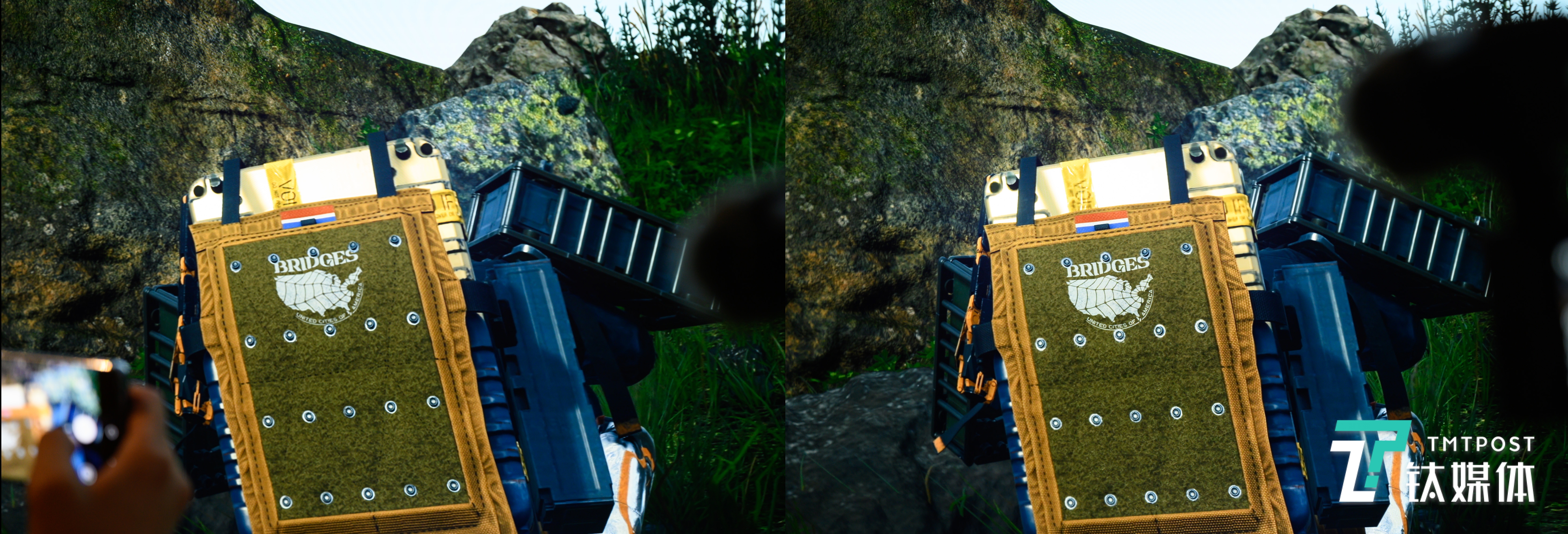 4K画面（左）对比8K画面