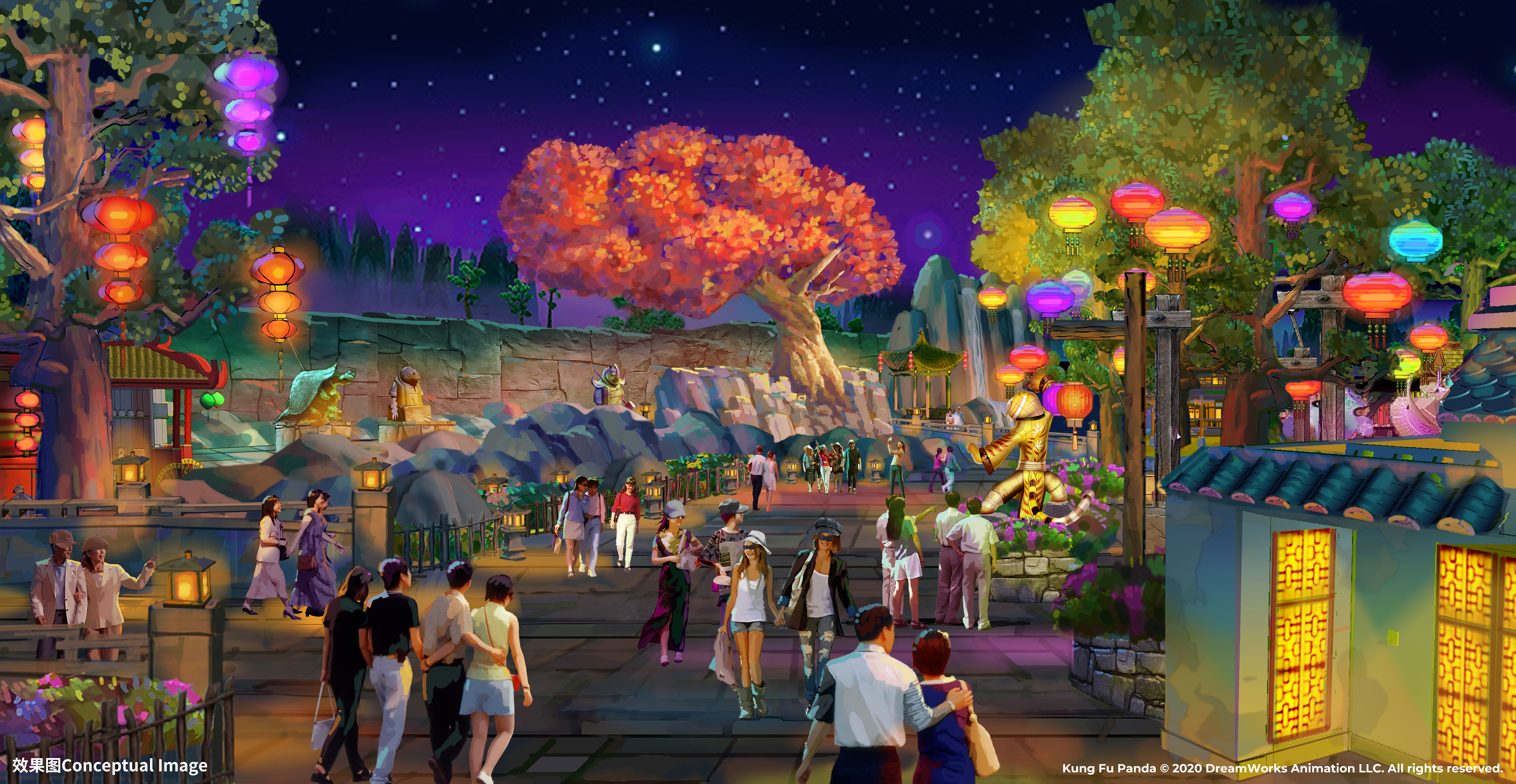 智慧仙桃树效果图