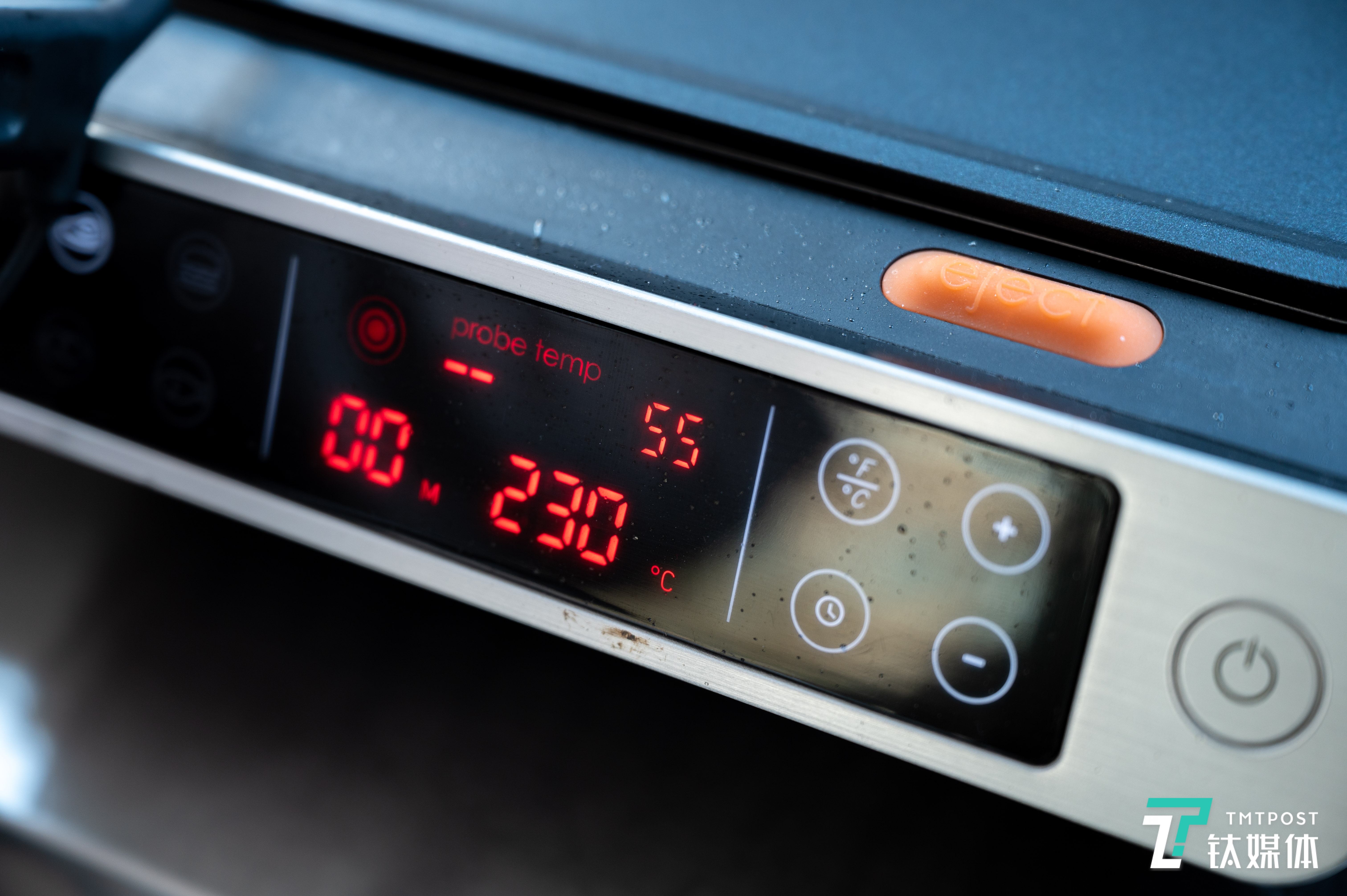 插入探针后的熟度显示