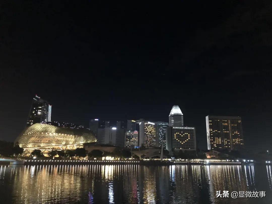 图 | 新加坡的夜景比较美，我经常独自散步
